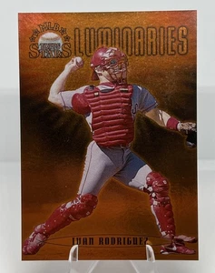 IVAN RODRIGUEZ BRONZE LUMINARIES /100 1998 Topps Stars #17/100 #L12 Rare SSP - Picture 1 of 3