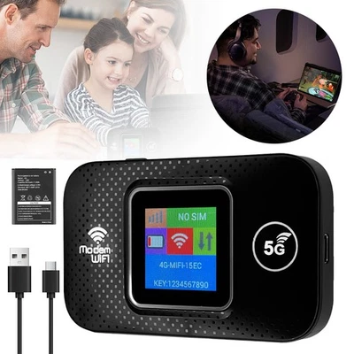 4G LTE Tragbare Mobiler Wireless WLAN Router Hotspot WiFi Modem SIM Karte Neu- - Bild 1 von 4