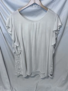 Matilda Jane Women’s Tether Ball Top EUC Cream Lace Large - Picture 1 of 10