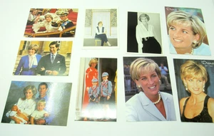 Princess of Wales Diana Postcards Vintage 1980-90s LOT (9) - Picture 1 of 11