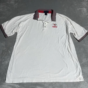 Vintage Antigua Kansas City Chiefs Polo Shirts Mens XL Embroidered Golf - Picture 1 of 6