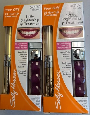 2 Sally Hansen Sonrisa Iluminador Tratamiento Labial con Brillo Labial Brillante 6631S50 Foto 1 de 2