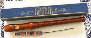 Alexander Heinrick Blockflote in Original Box Unused 1951 - Picture 1 of 7