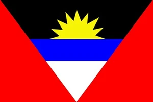 ANCICA BARBUDA NATIONALFLAGGE 5x3 Karibische Westindische Inseln - Bild 1 von 1