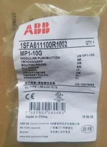 Interruptor de botón pulsador ABB MP1-10G de 1 pieza  - Imagen 1 de 1