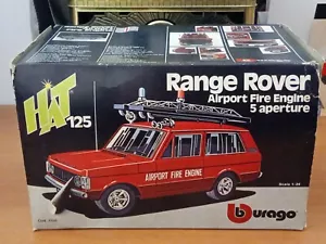 Burago Hat 1:24, Range Rover "Airport Fire Engine". Con Scatola. - Foto 1 di 23