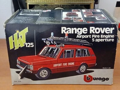 Burago Hat 1:24, Range Rover "Airport Fire Engine". Con Scatola. - Immagine 1 di 4