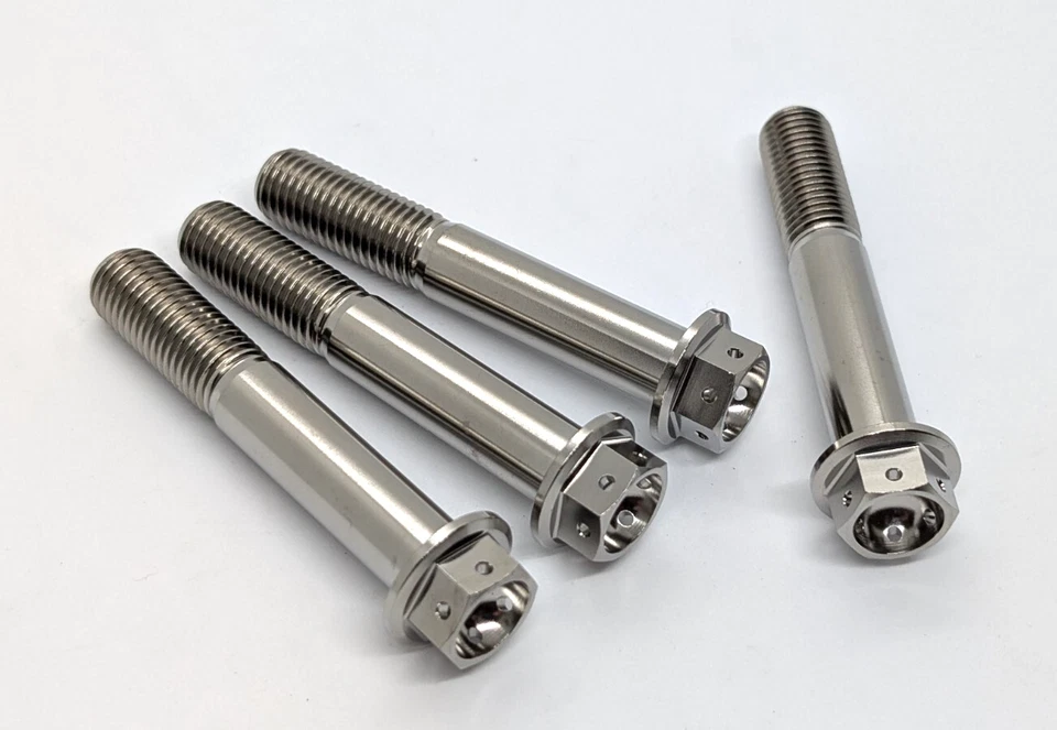 BMW S1000RR 2010-2018 pernos pinza de freno delantero pernos hexagonales perforados de titanio  Foto 1 de 4