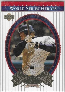 DEREK JETER NEW YORK YANKEES 2002 UPPER DECK WORLD SERIES HEROES BASEBALL CARD - Picture 1 of 2