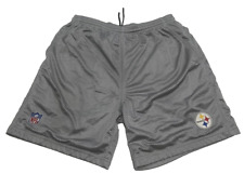Reebok NFL Onfield Pittsburgh Steelers Men's Shorts Large Gray