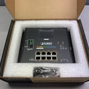 PLANET WGS-5225-8P2SV Industrial L2+ 8-Port 10/100/1000T 802.3at PoE + 2-Port 10 - Picture 1 of 4
