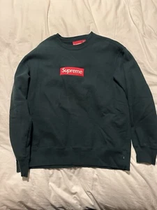 supreme box logo crewneck fw22 and supreme 2023 purple hoodie bundle - Picture 1 of 6