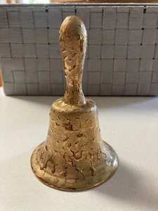 Campana de oro llorón de cerámica vintage de 5,75 - Imagen 1 de 6