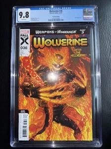 Wolverine 36 seconda stampa variante CGC 9.8 Marvel 1st Hellverine App stampa bassa ๐ฅ๐๏ธ - Foto 1 di 2