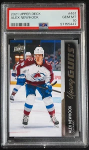 2021-22 Upper Deck Young Guns Alex Newhook PSA 10 #461 Rookie Card RC - Picture 1 of 2