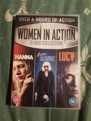 Women In Action Collection: Hanna/Atomic Blonde/Lucy (New/Sealed DVD Set) - Image 1 of 2