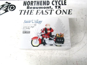 Harley Department 56 Christmas Snow Village Santa New Sleigh Collector 4028708 - Picture 1 of 5