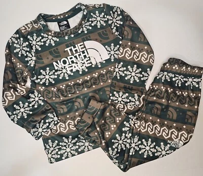 18-24 М North Face ребенка ясельного возраста Surgent экипажа наряд полиэстер зеленый снежинка милый - Изображение 1 из 4