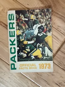 Vintage Green Bay Packers 1973 Official Facts Book Media Guide NFL Football - Picture 1 of 3
