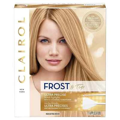 Clairol Ultra Precise Frost & Tip Blonde Highlights Light Blonde pack of 3 - Image 1 of 4