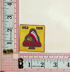 Scouts Canada Owasco 40 Years 1959 - 1999 Jacket Vest Patch Crest Badge - Picture 1 of 1