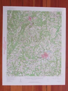 Mapa Topográfico Carrollton Georgia 1959 Original Vintage USGS - Imagen 1 de 1