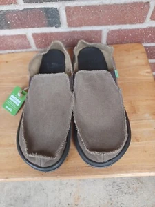 Sanuk Vagabond Canvas Slip Ons 13 - Picture 1 of 6