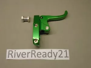 Yamaha Super Jet Wave Blaster Runner Billet GREEN Finger Throttle w Adaptor 701 - Bild 1 von 2