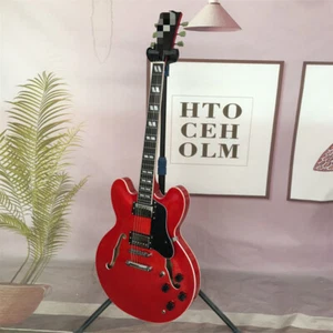 Guitarra eléctrica Factory Cherry ES-335 pastillas semihuecas H-H herrajes cromados - Imagen 1 de 7