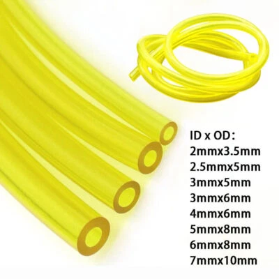 MARKENLOS Kraftstoff Benzinschlauch Ölleitung 2mm/2.5mm-10mm Dieselschlauch Gelb Schlauch