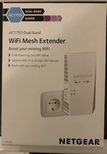 Ripetitore WiFi NETGEAR AC1750 WiFi extender mesh dual band, porta Ethernet - Foto 1 di 4