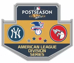 2022 ALDS DIVISION SERIES GAME PIN NEW YORK N.Y. YANKEES VS. CLEVELAND GUARDIANS - Picture 1 of 1