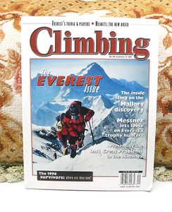 CLIMBING MAGAZINE NO 188 THE EVEREST ISSUE MALLORY DISCOVERY SEPT 15 1999 - Foto 1 di 5