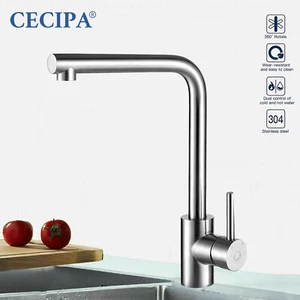 Grifo de cocina de acero inoxidable grifo de fregadero mezclador cocina Amacour - Imagen 1 de 9