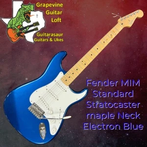 Guitarra Eléctrica Fender Mim Standard Stratocaster - Azul Electrón Excelente - Imagen 1 de 7