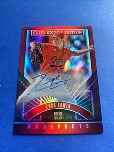 2015 Elite Extra Edition Auto RC Zack Erwin Prospects Autograph Signature