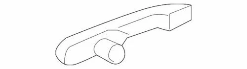 Manija de puerta exterior genuina GM 2008-2010 Chevrolet Pontiac Cobalt G5 25963384 Foto 1 de 2