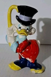 Vintage Walt Disney Ceramic Figurine Scrooge McDuck - Chip On Left Foot - Picture 1 of 21