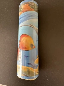 NEW Sealed Vintage Sea Fish AQUARIUM Border Readyroll Self Adhesive 5m X 167mm - Picture 1 of 5