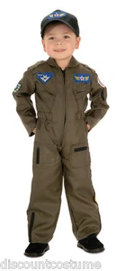 YOUNG AMERICAN HEROES AIR FORCE FIGHTER PILOT COSTUME BOYS SIZE SMALL 4-6 - Picture 1 of 1