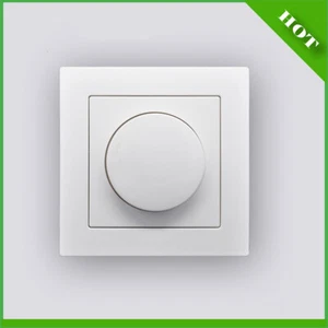 LINA Dimmer Drehdimmer Lichtdimmer Lichtschalter Schalter Weiß für LED - Bild 1 von 3
