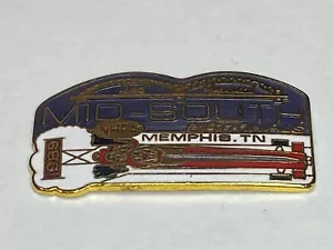 NHRA Drag Race Pin Quaker State Mid-South Nationals Memphis TN 1989 2nd Annual - Bild 1 von 2