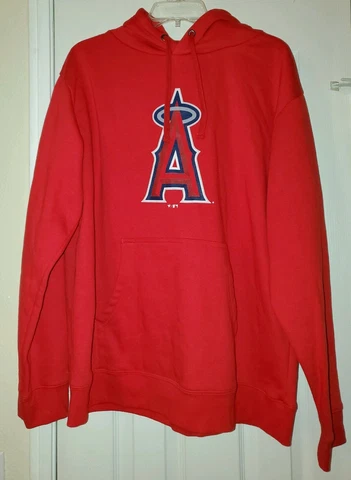 Men Anaheim Angels Richard Thompson Hoodie Red XL Cover