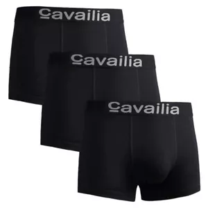 6er Pack Schwarz Herren Boxershorts Unterwäsche Sport Unterhosen Trunks Cotton Rich S-XL - Bild 1 von 1