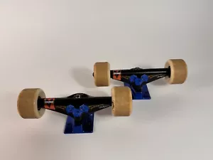 Venture V-Hohl blau Skateboard Trucks 5.2 Paul Rodriguez Pro Säure Räder rot - Bild 1 von 13