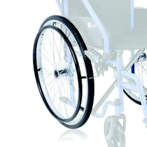 Ardea One Paar pneumatische Hinterräder für Start-Rollstuhl Schwarz - Bild 1 von 3