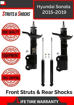 Amortiguadores delanteros y traseros Monroe OEM para Hyundai Sonata 2015-2019 2,0 L Turbo Foto 1 de 4