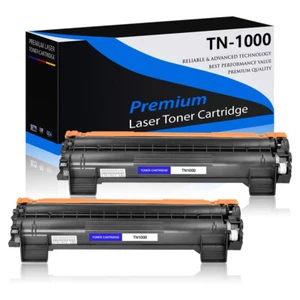 2er-Pack TN1000 Tonerkassette schwarz für Brother DCP1510 DCP1510R DCP1512R - Bild 1 von 24