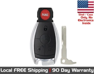 1x New Replacement Remote Key Fob SHELL / CASE For Select Mercedes Benz Vehicles - Picture 1 of 10