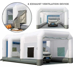 Inflatable Spray Booth GORILLASPRO 8X4.5X3M Air Filter System Air Draft Device - Picture 1 of 13